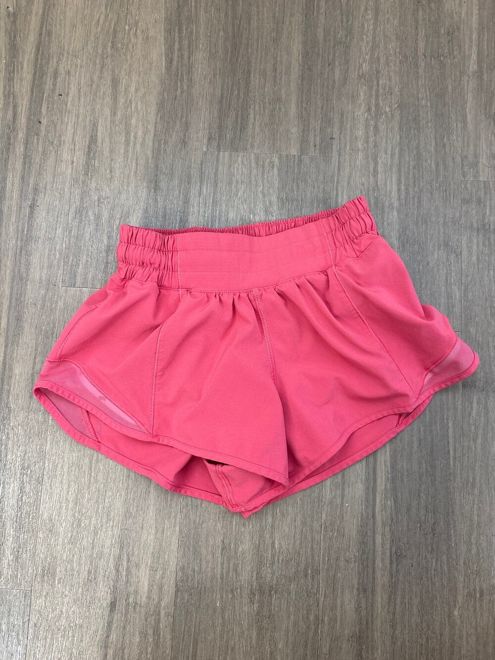 Lululemon Salmon Pink Short Athletic Shorts Sz 0